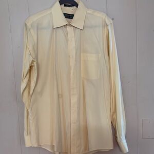 Alexander Julian Men's Cream Dress Shirt